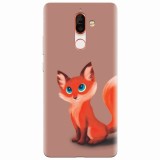 Husa silicon pentru Nokia 7 Plus, Fox Cartoon Animal And