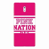 Husa silicon pentru Nokia 3, Pink Nation