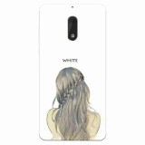 Husa silicon pentru Nokia 6, White