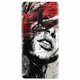 Husa silicon pentru Nokia 5, Byroglyphics Woman Drawing