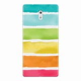 Husa silicon pentru Nokia 3, Watercolors