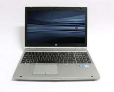 Laptop HP EliteBook 8570p, Intel Core i5 Gen 3 3230M, 2.6 GHz, 4 GB DDR3, 320 GB HDD SATA, DVD-ROM, Wi-Fi, Bluetooth, WebCam, Tastatura QWERTY UK RF, foto