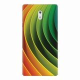 Husa silicon pentru Nokia 3, 3D Multicolor Abstract Lines