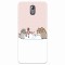 Husa silicon pentru Nokia 3.1, Cat And Snowman