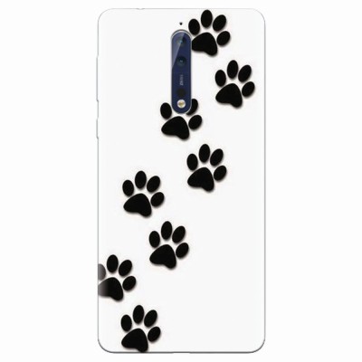 Husa silicon pentru Nokia 8, Dog Mark foto