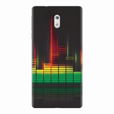 Husa silicon pentru Nokia 3, Abstract Dj Sound System foto