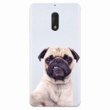 Husa silicon pentru Nokia 6, Simple Pug Selfie