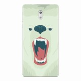 Husa silicon pentru Nokia 3, Fierce Polar Bear Winter