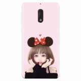Husa silicon pentru Nokia 6, Girly 002