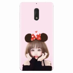 Husa silicon pentru Nokia 6, Girly 002 foto