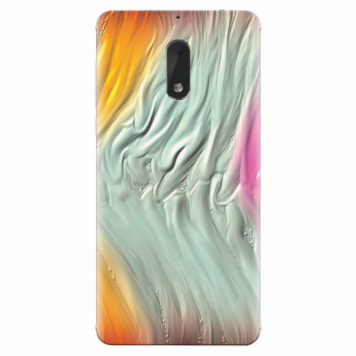 Husa silicon pentru Nokia 6, Attractive Abstract Design
