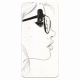 Husa silicon pentru Nokia 6, Girl Face