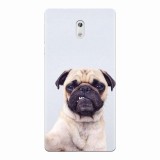 Husa silicon pentru Nokia 3, Simple Pug Selfie