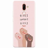 Husa silicon pentru Nokia 7 Plus, Girls Supportgirls