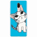 Husa silicon pentru Nokia 7 Plus, Cat Lovely Cartoon