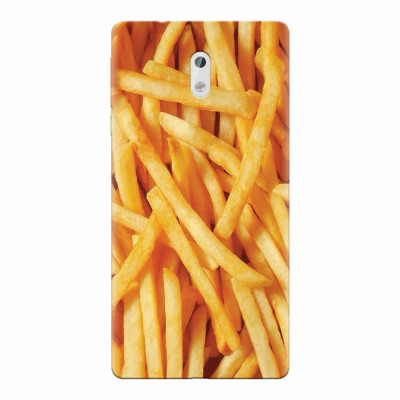 Husa silicon pentru Nokia 3, Fries foto