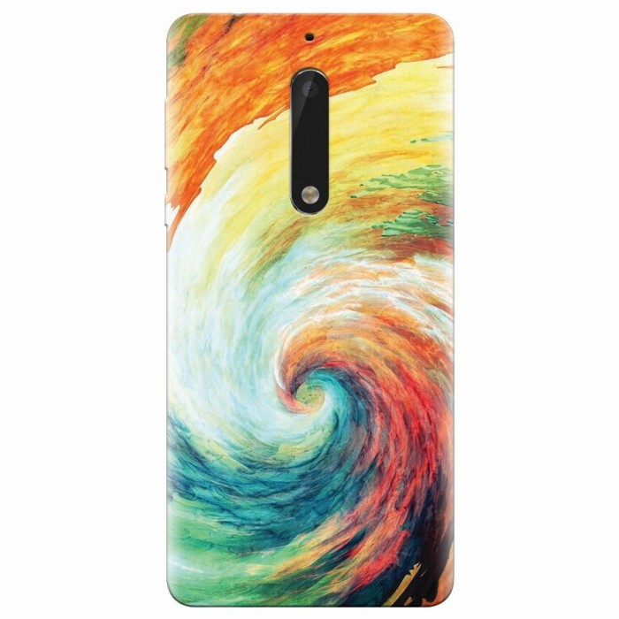 Husa silicon pentru Nokia 5, Big Wave Painting