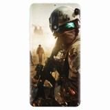 Husa silicon pentru Nokia 6, Battlefield