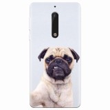 Husa silicon pentru Nokia 5, Simple Pug Selfie