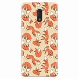 Husa silicon pentru Nokia 6, Red Foxes