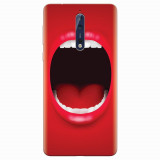 Husa silicon pentru Nokia 8, Big Mouth