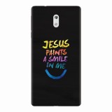 Husa silicon pentru Nokia 3, Jesus Paints A Smile In Me