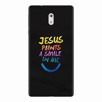 Husa silicon pentru Nokia 3, Jesus Paints A Smile In Me foto