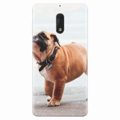 Husa silicon pentru Nokia 6, Little Dog Puppy Animal foto