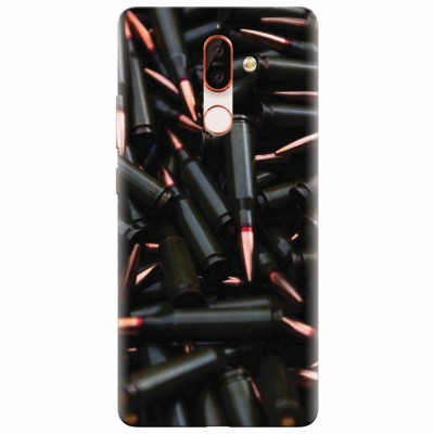 Husa silicon pentru Nokia 7 Plus, Ammunition Bullets foto