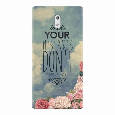 Husa silicon pentru Nokia 3, Your Mistakes Dont Define You foto