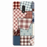 Husa silicon pentru Nokia 6, Patchwork Vector