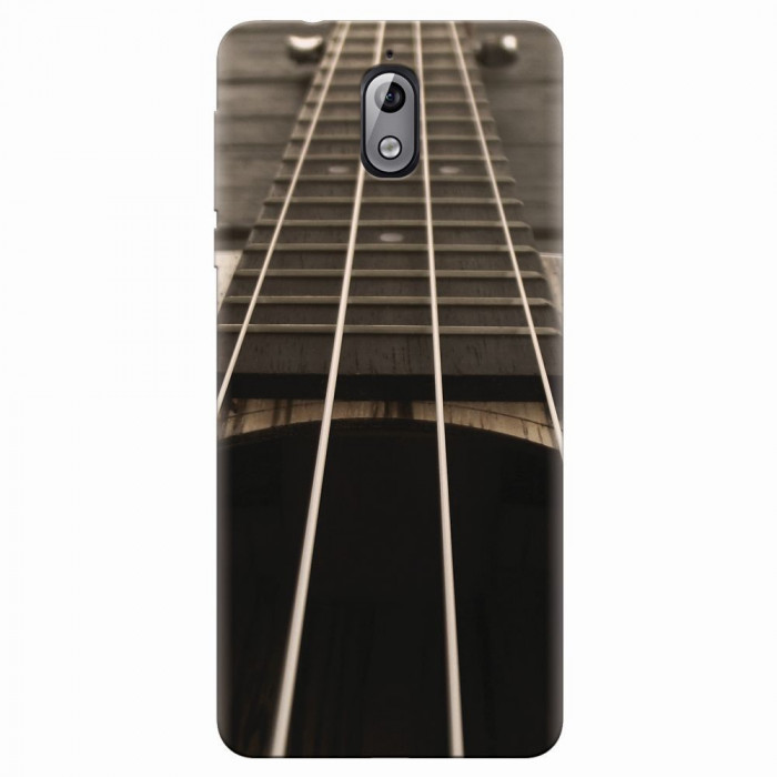 Husa silicon pentru Nokia 3.1, Bass Guitar