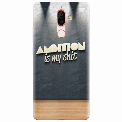 Husa silicon pentru Nokia 7 Plus, Ambition Is My Shit foto