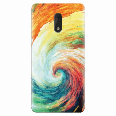 Husa silicon pentru Nokia 6, Big Wave Painting foto