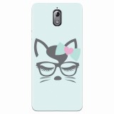 Husa silicon pentru Nokia 3.1, Angel Cat