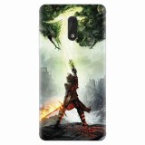 Husa silicon pentru Nokia 6, Green Dragon