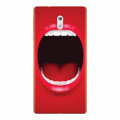 Husa silicon pentru Nokia 3, Big Mouth foto