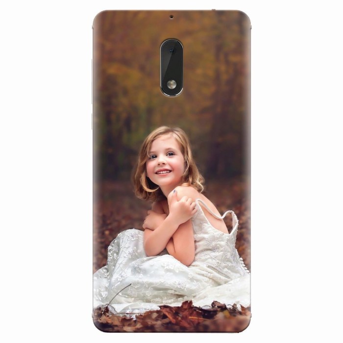 Husa silicon pentru Nokia 6, Girl In Wedding Dress Atest Autumn