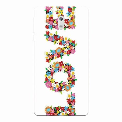 Husa silicon pentru Nokia 3, Love Made By Flowers foto