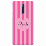 Husa silicon pentru Nokia 8, Pink