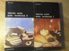 ISTORIA ARTEI. ARTA MODERNA VOL.1-2 - ELIE FAURE foto