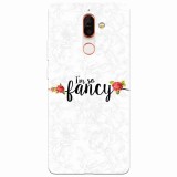 Husa silicon pentru Nokia 7 Plus, Im So Fancy Floral