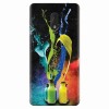 Husa silicon pentru Nokia 6, Abstract Color Bottles Splash