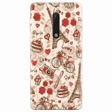 Husa silicon pentru Nokia 5, Paris Love