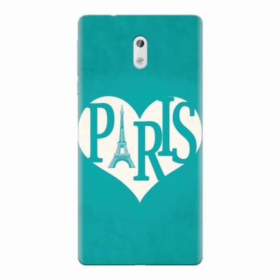 Husa silicon pentru Nokia 3, I Love Paris foto