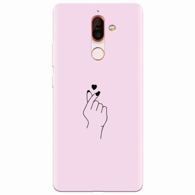 Husa silicon pentru Nokia 7 Plus, Simple Love foto