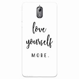 Husa silicon pentru Nokia 3.1, Love Yourself More