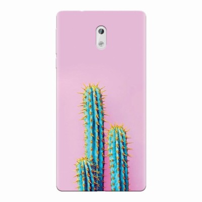 Husa silicon pentru Nokia 3, Cactus foto