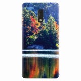 Husa silicon pentru Nokia 6, Lake Minnewaska Autumn