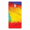 Husa silicon pentru Nokia 3, Colorful Dry Paint Strokes Texture